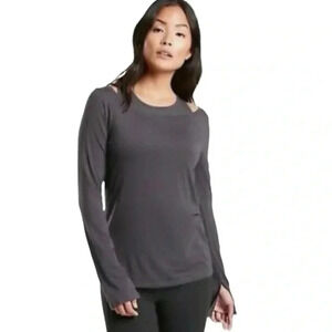 Athleta Essence Groove Long Sleeves Top